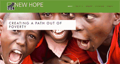 Desktop Screenshot of newhopeinitiative.org